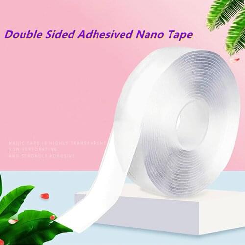 Home Decoration Tapes Monster Tape Waterproof Wall Stickers Reusable Heat Resistant Bathroom Transparent Double Sided Nano Tape
