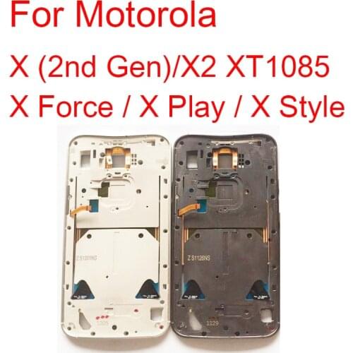 Middle Frame Housing For Motorola Moto X 2nd Gen X2 X+1 XT1085 Force Play Style Droid Turbo 2 Mid Housing Bezel Chassis Parts