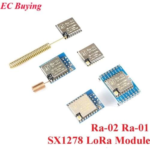SX1278 LoRa Module Ra-01Ra-02 LoRa Spread Spectrum Wireless Transmit Module 433MHZ/SPI DIP Translator Ra-01 Ra-02 For Smart Home