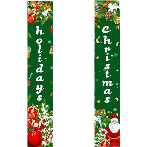 Aerlxemrbrae Christmas Banner Merry Christmas Decor For Home 2020 Christmas Door DecorGifts New Year