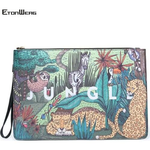 New Clutch bag women Cartoon designer bag luxury brand Womens wallet small Envelope evening clutch Bags for women Party handbag