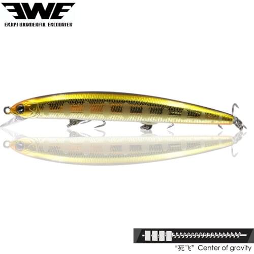 EWE BAOJUN2 S115/S140F float Minnow lure 13g/21g jerkbaits wobbler artificial bait fishing tackle for trout pike lures wobblers