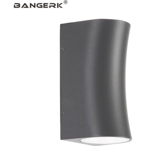 Simple Modern Outdoor Wall Lamp Waterproof LED Porch Lights Black Wall Sconce Light Fixtures Garden Aisle Balcony Lighting