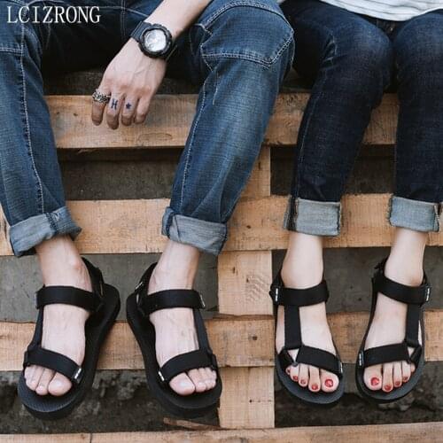 LCIZRONG Beach Summer Men Sandals Non-slip Unisex Beach Female Male Sandals Big Size