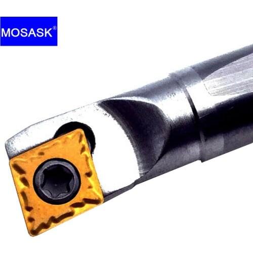 MOSASK SCLCR Cutter C12M-SCLCR06-14 CNC Lathe Machining Tungsten Steel Cemented Carbide Inner Hole Anti-Vibration Turning Tools