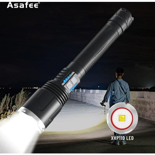 XHP99 Super Bright Powerful Flashlight 3500LM Lanterna USB Rechargeable Flashlight IPX5 Waterproof Lamp Tactical Torch Camping