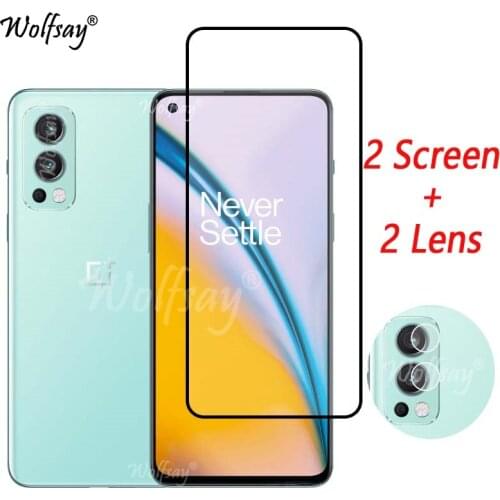 Full Cover Tempered Glass For OnePlus Nord2 5G Screen Protector For OnePlus Nord 2 5G Camera Glass For OnePlus Nord2 5G Glass