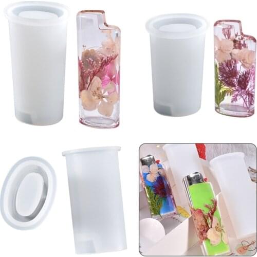 Cigarette Lighter Cover Silicone Mold Cigar Lighter Protective Case Epoxy Resin Mold DIY Art Crafts Tool For J5/J3/J6