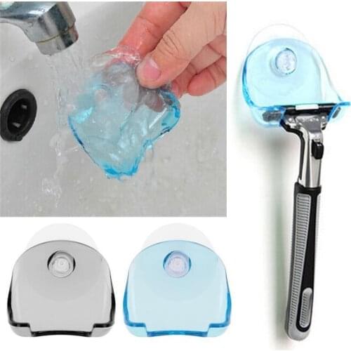1Pcs Shaver Toothbrush Holder Washroom Wall Men Shaving Shaver Shelf With Sucker Suction Cup Bathroom Hook Razor Rack Hanger