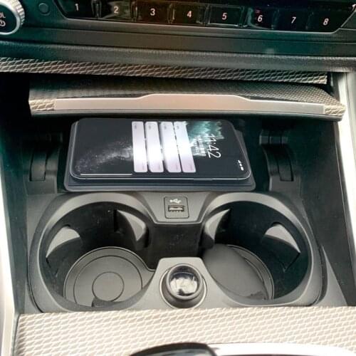 15W QI car wireless charger for BMW 3 4 Series G20 G21 G22 G28 accessories fast phone charger charging plate charging holder