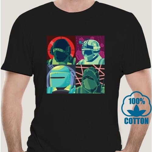5339D Spetsnaz Rainbow 6 Siege T shirt rainbow 6 siege ubisoft video game spetsnaz tachanka glaz fuze kapkan