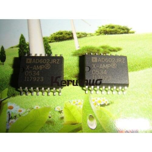 AD602JRZ AD602JR-REEL7 SP Amp Variable Gain Amp Dual ±5.25V 16-Pin SOIC W Tube AD602 NEW ORIGINAL
