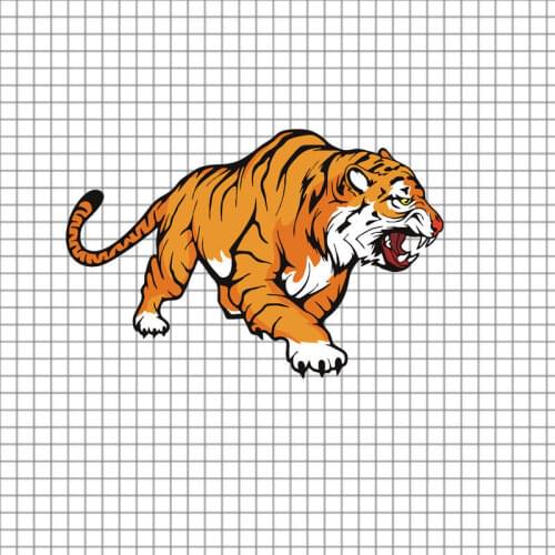 Tiger head car sticker tiger body decoration personality creative scratch cover waterproof decoration sticker for Ferrari car