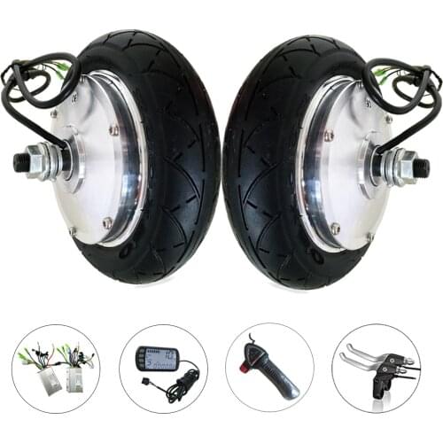 Brushless Gear Motorized Hub Motor 8" 36V 250W 350W Wheel Motor Kit Electric Scooter Electric Bicycle Conversion Kit