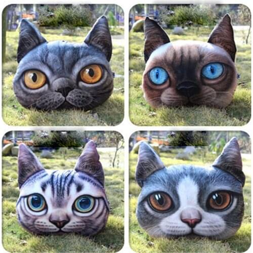 Large Size 3D Printed Sofa Cushion Case Car Livingroom Office Plush Toy Creative Pillow Festival Gift Items