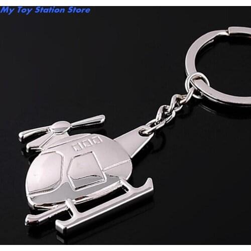 1 PCS Vintage Plane Toy Keychain airplane fight Plane Key Ring helicopter Toy Keychain Metal Airplane Toy Keychains approx.9cm