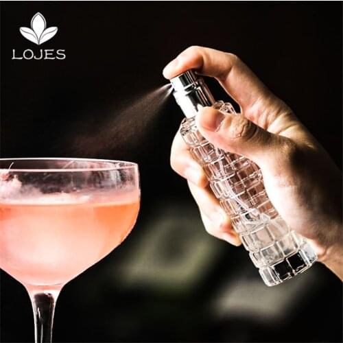 30ml Martini Bar Bartender Cocktail Spray Bottle Transparent Glass Perfume Spray Bottled Decorative Bottle Spray Bottle