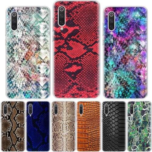 It looks like real snake skin Phone Case For Xiaomi Note 10 Mi 8 9 10 10T 11 Ultra F1 F2 F3 Pro Lite X3 5X 6X A1 A2 A3 CC9E Cove