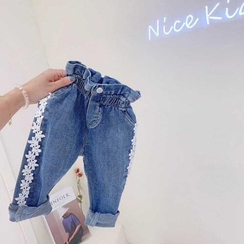 Kids Jeans Baby Girls Jeans Children Toddler Boys Pants Casual Girls Trousers Girls Clothes Girl Skinny Jeans for Girl 2-8Y