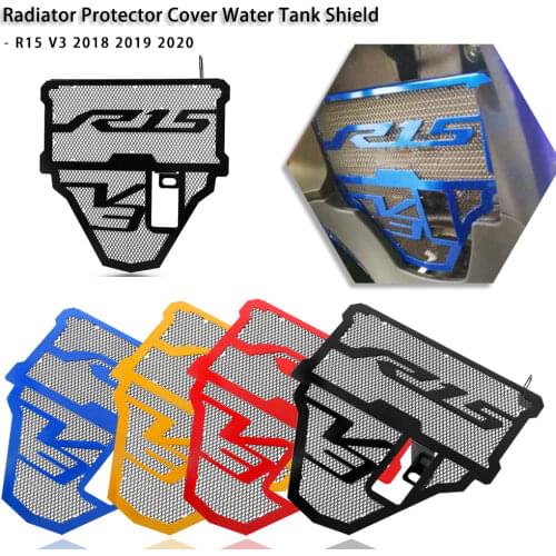 For YAMAHA R15 V3 2018 2019 2020 Motorcycle Radiator Guard Aluminum Radiator Protector Cover Water Tank Shield Accessories R15