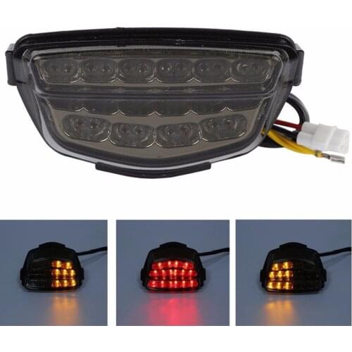 Newest 1PC Integrated LED Tail Brake Turn Signal Light For Hon-da CBR1000RR 08-15 Smoke