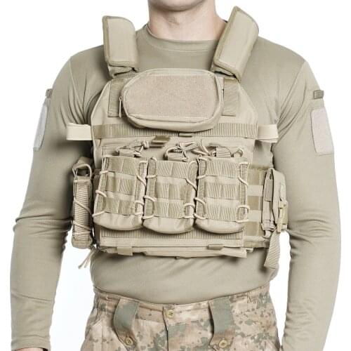 Hunting Tactical Vest Military Molle Plate Carrier Magazine Airsoft Paintball CS Outdoor Protective Lightweight Vest