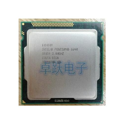 For Intel CPU Pentium G640 g640 3M Cache, 2.80 GHz LGA 1155 TDP 65W desktop CPU (working 100% Free Shipping)