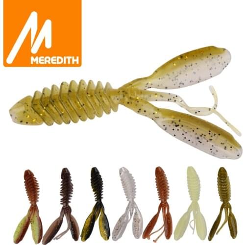 MEREDITH DoliveCraw II 74mm 95mm Fishing Lure Soft Lures Shad Silicone Baits Wobblers Swimbait Artificial leurre souple Tackle