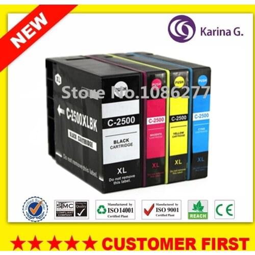 Compatible ink cartridge For Canon PGI2500 PGI 2500 PGI-2500 for Canon MAXIFY IB4050 Ib4150 MB5050 MB5150 MB5350 MB5450 etc