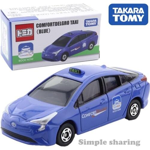Takara Tomy Tomica Singapore Taxi Toyota Prius Comfortdelgro Blue Hot Pop Kids Toys Motor Vehicle Diecast Metal Model