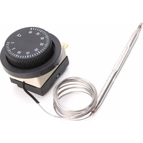 0-40 Degrees Temperature Control Switch Capillary Thermostat Automatic Sensored Switch