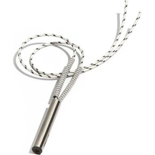 2PCS 14mm 50~60mm 316 Stainless Steel Tubular Heating Pipe Cartridge Heater 300W/310W/330W/340W Electric Element