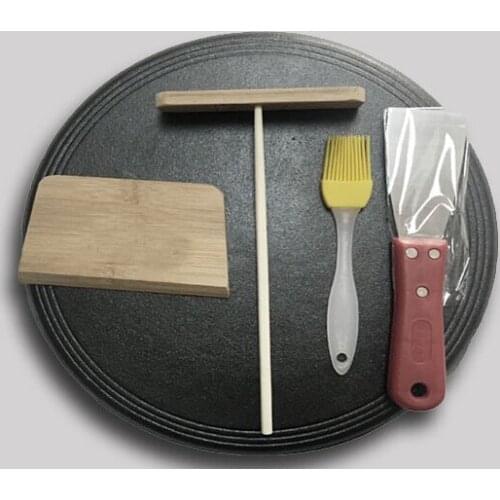 High quality 38CM Iron frying pan frying pan no coating thickening