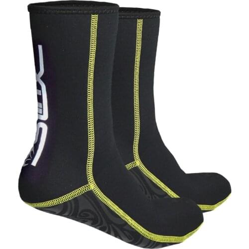 1set 3mm Neoprene Diving Fins Socks Elastic Swimming Spearfishing Cold-proof Super Elastic Non-slip Anti-wear Sock Snorkeling