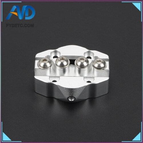 1pc Kossel Delta Mini Slide Effector Updaded All Metal M3 Tackle Mini Carriage Pulley Slider Black Silver For 3D Printer Parts
