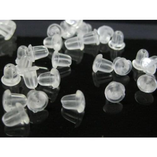 1000 Rubber Earring Safety Back Stoppers Post~Hooks