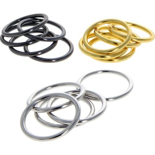 5/10/15/25Pcs Zinc Alloy O-ring Electroplating 25mm Inner Diameter Ring Decorative Rings Ring Diameter 3mm 5/10/15/25pcs