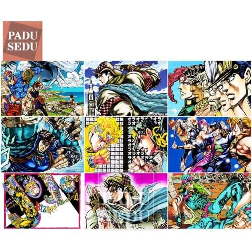 5D Diamond Embroidery Jojo Bizarre Adventure Figure Daimond Painting Home Decor Anime Character Full Set Pictures Handmade Gifts