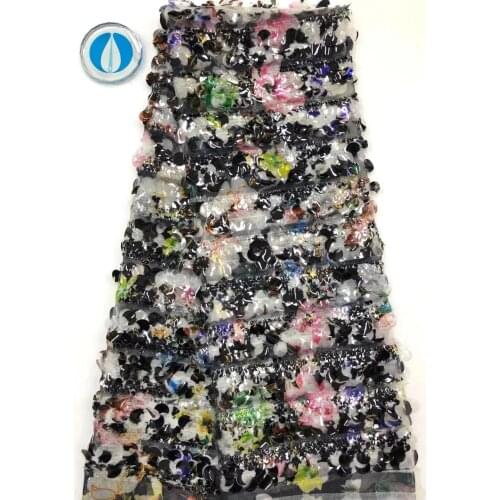 African Lace Fabric 2021 High Quality Lace Sequin French Mesh Gauze Mesh Fabric Sequin Wedding Dress Fabric D4192