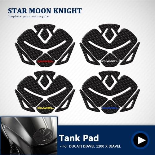For DUCATI DIAVEL 1200 X DIAVEL Motorcycle Tank Pad Decal Protector sticker emblem
