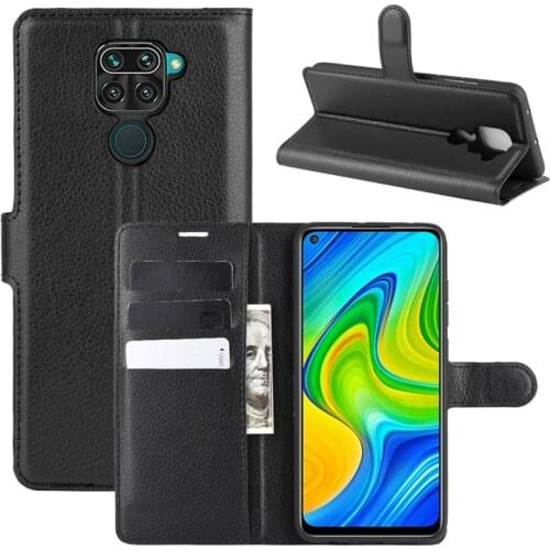 For Xiaomi Redmi Note 9 Case Flip Case For Xiaomi Redmi 10X 4G High Quality Leather Stand Cover With Card Holder