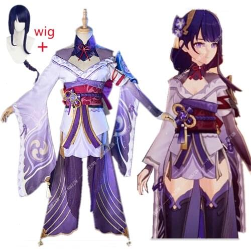 Genshin Game Role Play Impact Fashion Combat Uniform Cosplay General lightning Womens Full Set Party Role Play Clothing