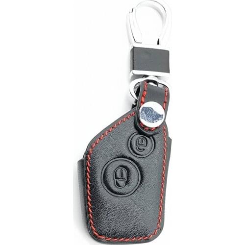2 Button Remote leather Key Case Cover For Citroen Elysee Saxo Xsara Picasso Berlingo C2 C3 for Peugeot 106 206 306 205 405