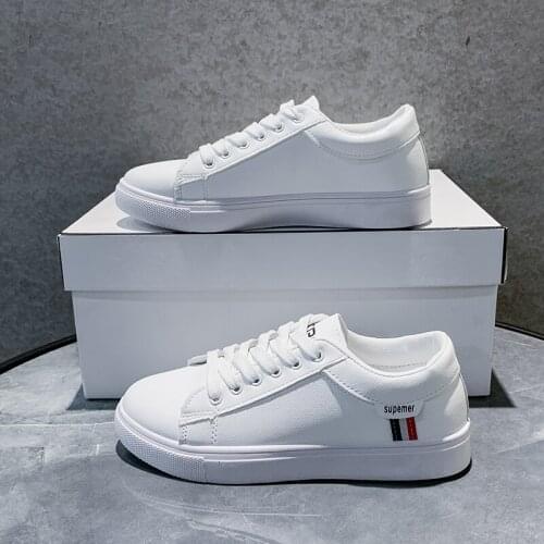 New Women White Casual Shoes Fashion Classic High Quality Outdoor Girls Platform Sneakers Female De Mujer Tenis Feminino