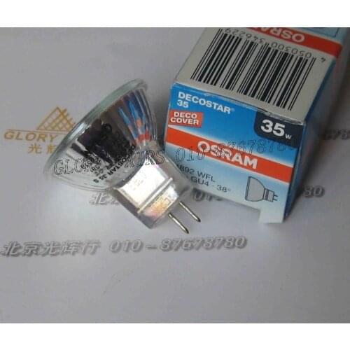Decostar 35 S,44892 WFL 12V 35W light,44892WFL 12V35W GU4 halogen lamp,Deco cover dichroic standard 35mm bulb