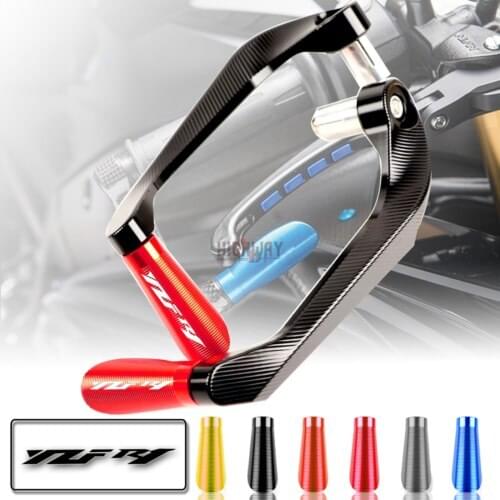 Motorcycle 7/8'' CNC Handlebar Grips Guard Brake Clutch Levers Guards Protector For YAMAHA YZF R1 YZF-R1 YZF1000