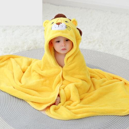 Fashion Designs Hooded Modeling Baby Bathrobe Baby Towel Character Kids Bath Robe Infant Beach Towels
