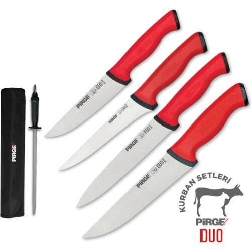Pirge, DUO Professional Sacrificial Knife Set 5pcs with Bag.Professional Household Knives, Kitchen Knives and Chef Knives-35188