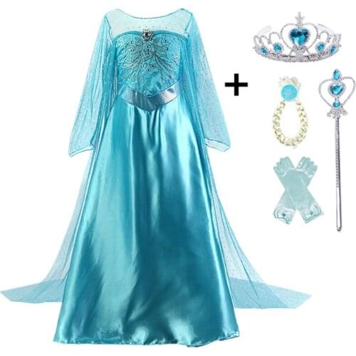 Fancy Kids Dresses For Girls Dress Birthday Party Cosplay Dress Fantasia Girls Clothing Princess Dress Christmas Dress