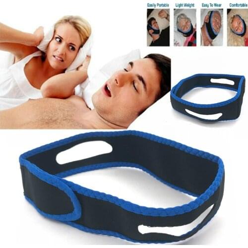 Neoprene Anti Snore Stop Snoring Chin Strap Belt Better Breath Anti Snore Device Sleep Support Apnea Belt Better Sleeping Aid